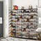 Standing 10 Tier 80 Pairs Shoe Rack Organizer Storage Shelf Home Saving
